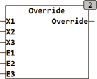override